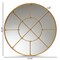 Baxton Studio Ohara Modern and Contemporary Gold Finished Metal Accent Wall Mirror 189-11898-ZORO - alternate 3
